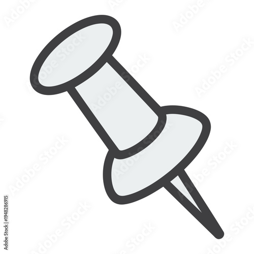 Vector of a push pin