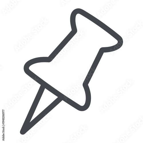 Vector of a pushpin icon