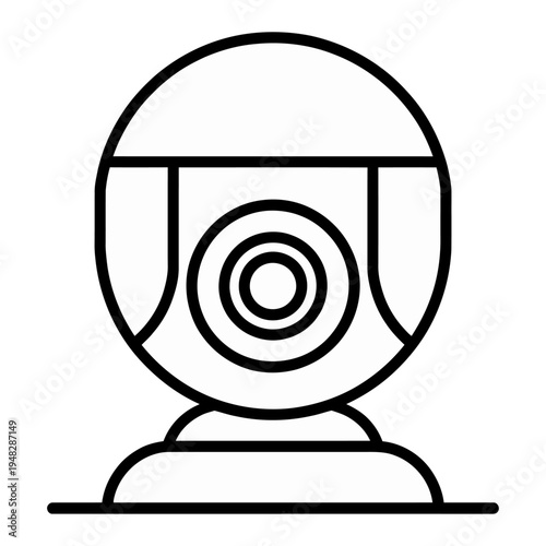 Vector of a webcam design