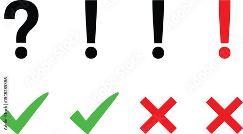 Visual representation of truthfulness and alertness symbols with varying feedback indicators Vector