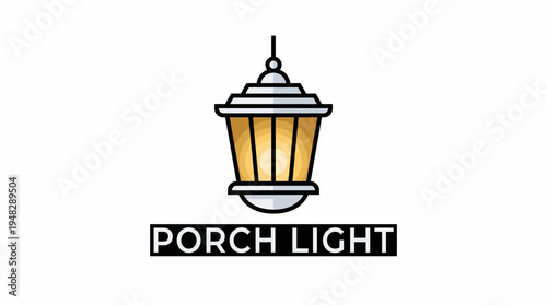This image depicts a vintage-style porch light fixture, exuding warmth and nostalgia, perfect for enhancing the ambiance of outdoor spaces with a classic touch.