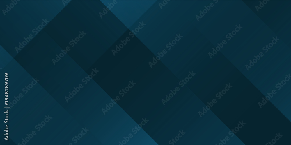 Fototapeta premium Blue modern abstract wide banner with geometric shapes. Dark blue abstract background. eps 10