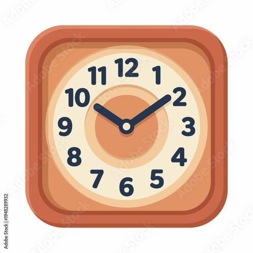 An elegant illustration of a classic clock design displaying time, representing the passage of time and the importance of punctuality in daily life.