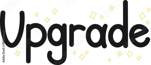 반짝이는 업그레이드 영문 손글씨