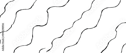 Wavy black lines on a white background forming a repeating pattern