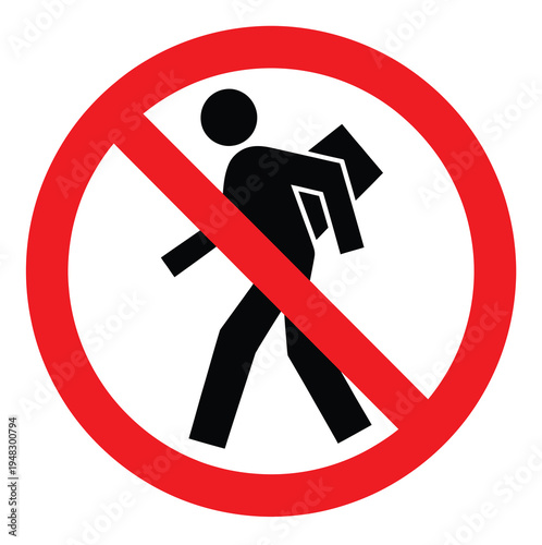 Do Not Steal Prohibition Sign Anti Theft Symbol Vector