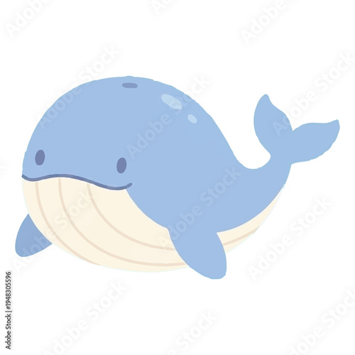 Pastel Soft Whale