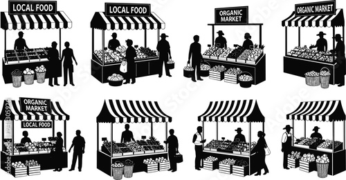 Stylized animal silhouettes with water reflections including ducks, geese, swans, horses, buffalo, and moose, showcasing symmetry, nature, and wildlife near aquatic habitats