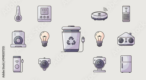 A collection of modern smart home devices and appliances (1)