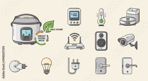 Smart home devices and energy saving features