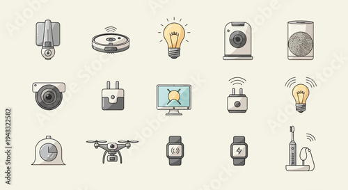 Collection of smart home devices and accessories