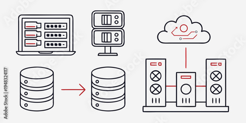 cloud data migration process to server Vector