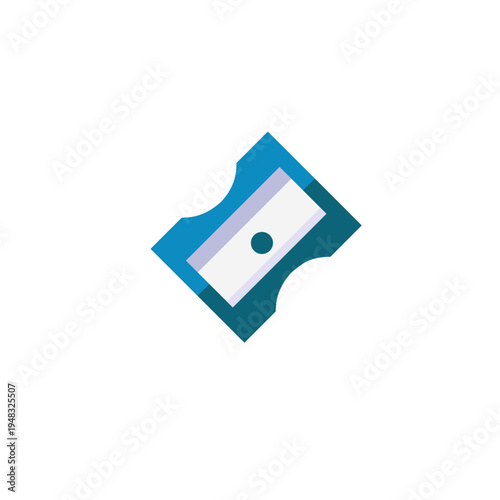 Pencil sharpener icon for school stationery and writing tool maintenance.
