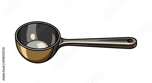 Metal Coffee Scoop with Handle
