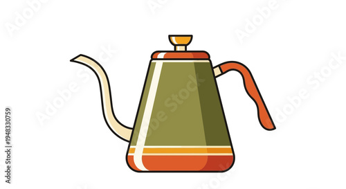 Modern Gooseneck Kettle, Pour Over Coffee Pot, Minimalist Design