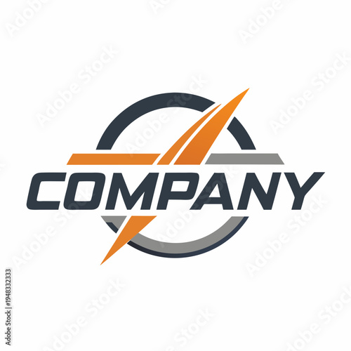 Minimalist type business logo template