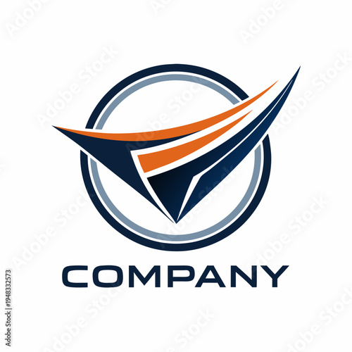 Minimalist type business logo template