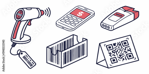 a drill and other tools on a white background Vector