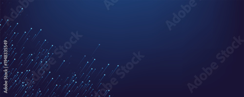 Modern technology circuit board texture background design. Quantum computer technologies concepts, large data processing. Futuristic blue circuit board background. Minimal vector motherboard