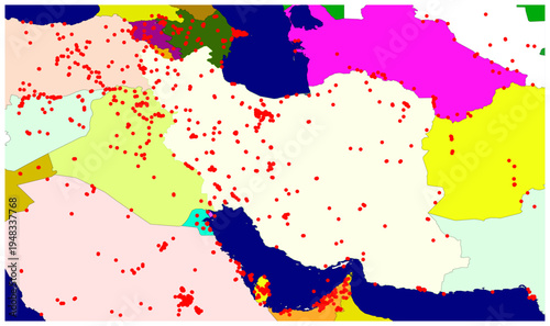 US military bases in middle east and Iran Military Base