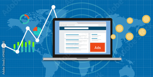 Monopoly concept of market leader company dominating market share generating sales and revenue vector illustration