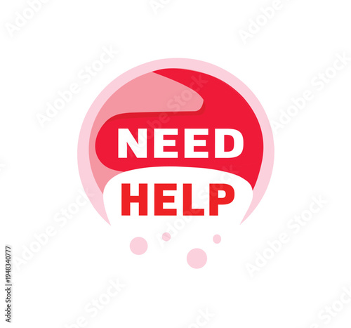 Need help banner circle bright colour design. Marketing or shop banner promoting elements. Vector
