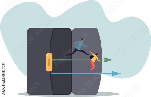 contest or rivalry against competitors to increase sales for victory, performance compare to other employees.human life and situation.