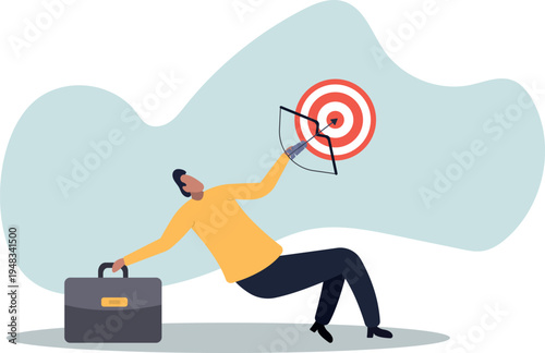 Target, goal or business objective, growth or achievement, aiming for purpose, ambition or aspiration to success,human life and situation.