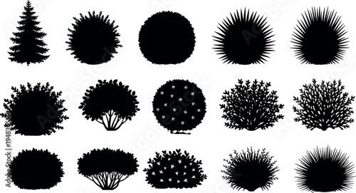 Amusement park silhouette set with ferris wheel roller coaster carousel and carnival fairground attractions for summer family theme park entertainmentAmusement park silhouette 