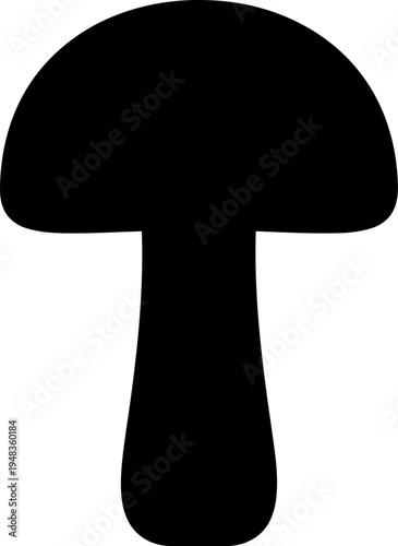 Mushroom Silhouette Vector