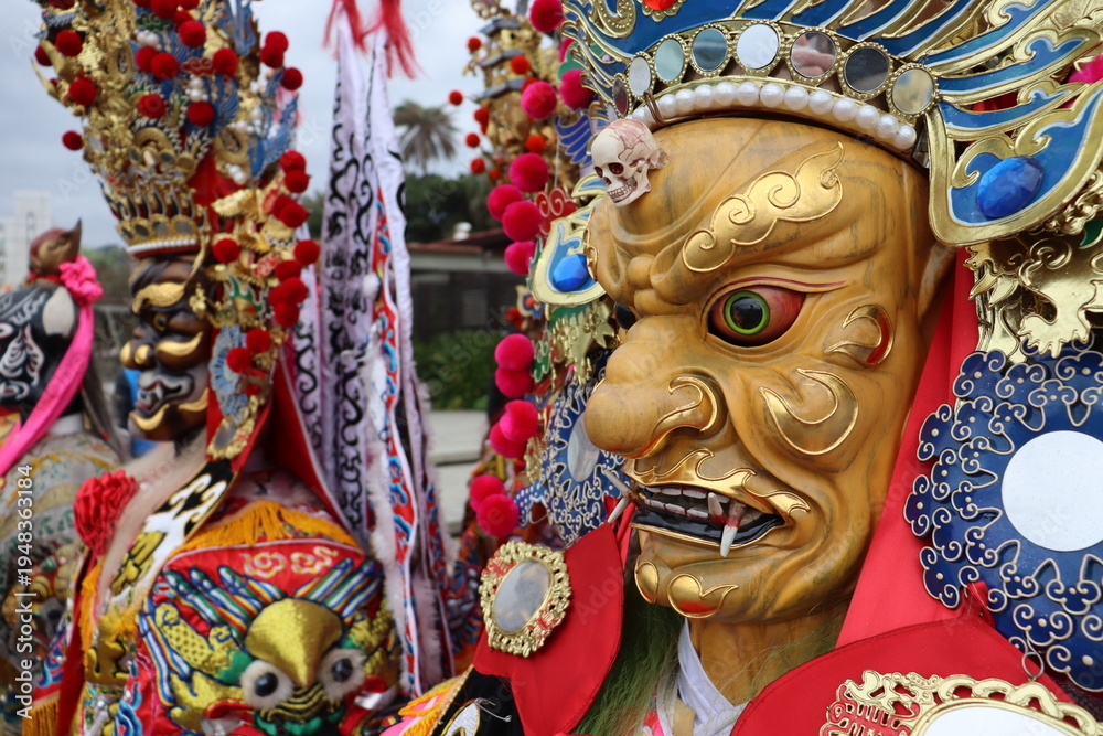 Fototapeta premium Taiwanese traditional mask