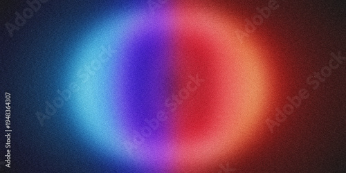blue purple and red grainy gradient glow. Pastel colors grainy gradient background, with soft colorful light blend abstract noise texture banner, poster header backdrop design