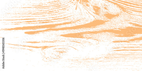 Hand painted white brush strokes on peach background abstract artistic texture for design