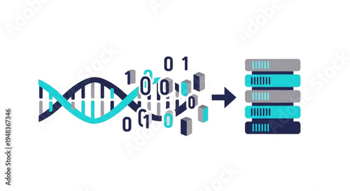Digital Transformation DNA Data Encoding to Information Storage Solution