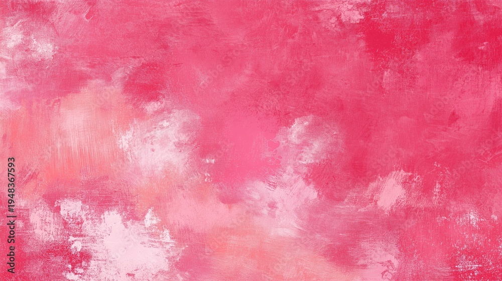 Fototapeta premium textured bubblegum pink background with playful grunge brushstroke retro aesthetic