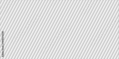 Transparent corrugated plastic ribbed glass background with abstract line patterns. 3D gradient light effects for retail windows or architectural panels. Vintage chrome reflections or polycarbonate.