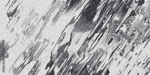 Abstract monochrome textured background with diagonal streaks and grainy effect creating a dynamic and artistic visual impression