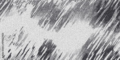 Dynamic abstract grayscale background with diagonal scribbled lines and a grainy texture creating a sense of movement and artistic expression for digital art