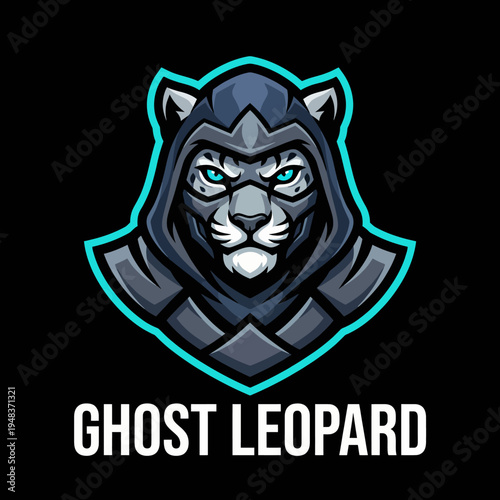 This logo features a fierce leopard mascot adorned in armor, representing a gaming brand that embodies power and agility in a striking and captivating design.