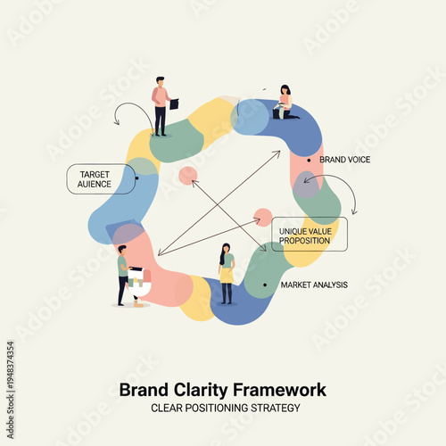 Brand Clarity Framework Business Strategy Diagram.