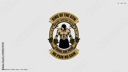 Esport mascot logo badge vector illustration