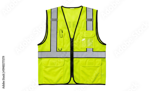 Tableau sur toile yellow jacket isolated on white