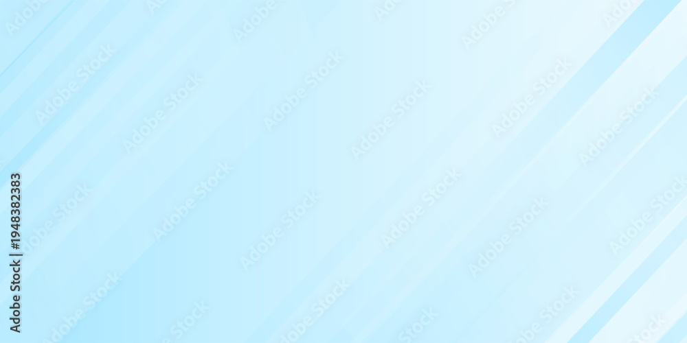 Obraz premium Futuristic abstract background. Modern diagonal geometric shapes. Blue and white gradient dynamic lines.