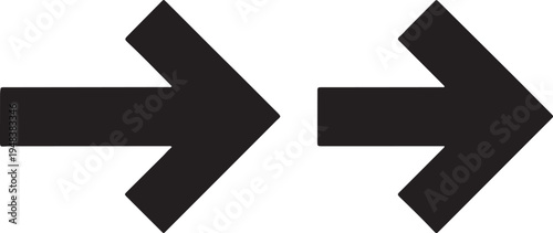 Two thick black arrows pointing in opposite directions also transparent background symbol