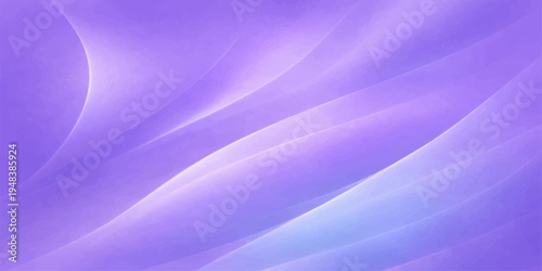 Smooth purple silk and satin background with a soft flowing wave design featuring violet light textures and a pink motion curve illustration