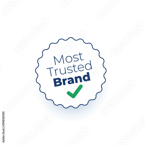 verified most trusted brand sticker design