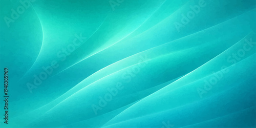 An abstract blue background features flowing waves and soft fractal curves in a digital art illustration, creating a smooth motion texture for an artistic wallpaper design