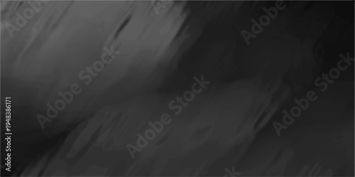 Dark Abstract Background with Smooth, Flowing Gray and Black Streaks and Watery Texture vector illustration