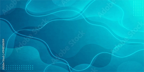 An abstract blue wave vector design featuring flowing wavy lines and a soft light motion swirl for a modern wallpaper backdrop