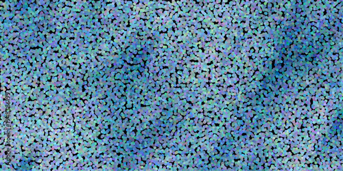 Dazzling Stippled Texture with Iridescent Multi- Colored Dots on a Dark Background Creating a Cosmic Nebula Effect